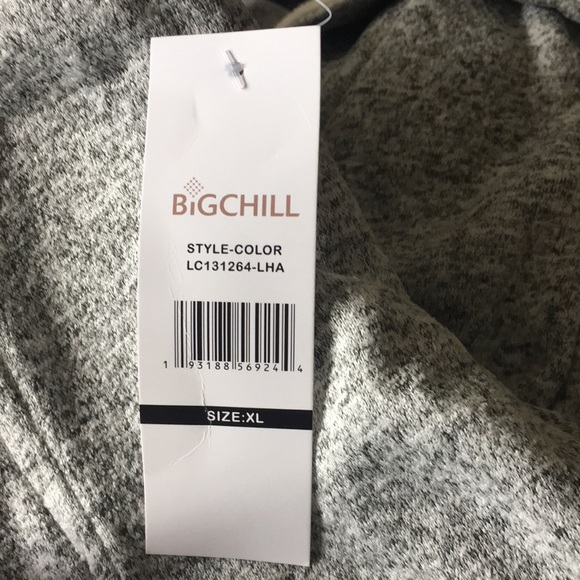 Big Chill Women's Sweater Jacket with Faux Fur Lining - Picture 3 of 4